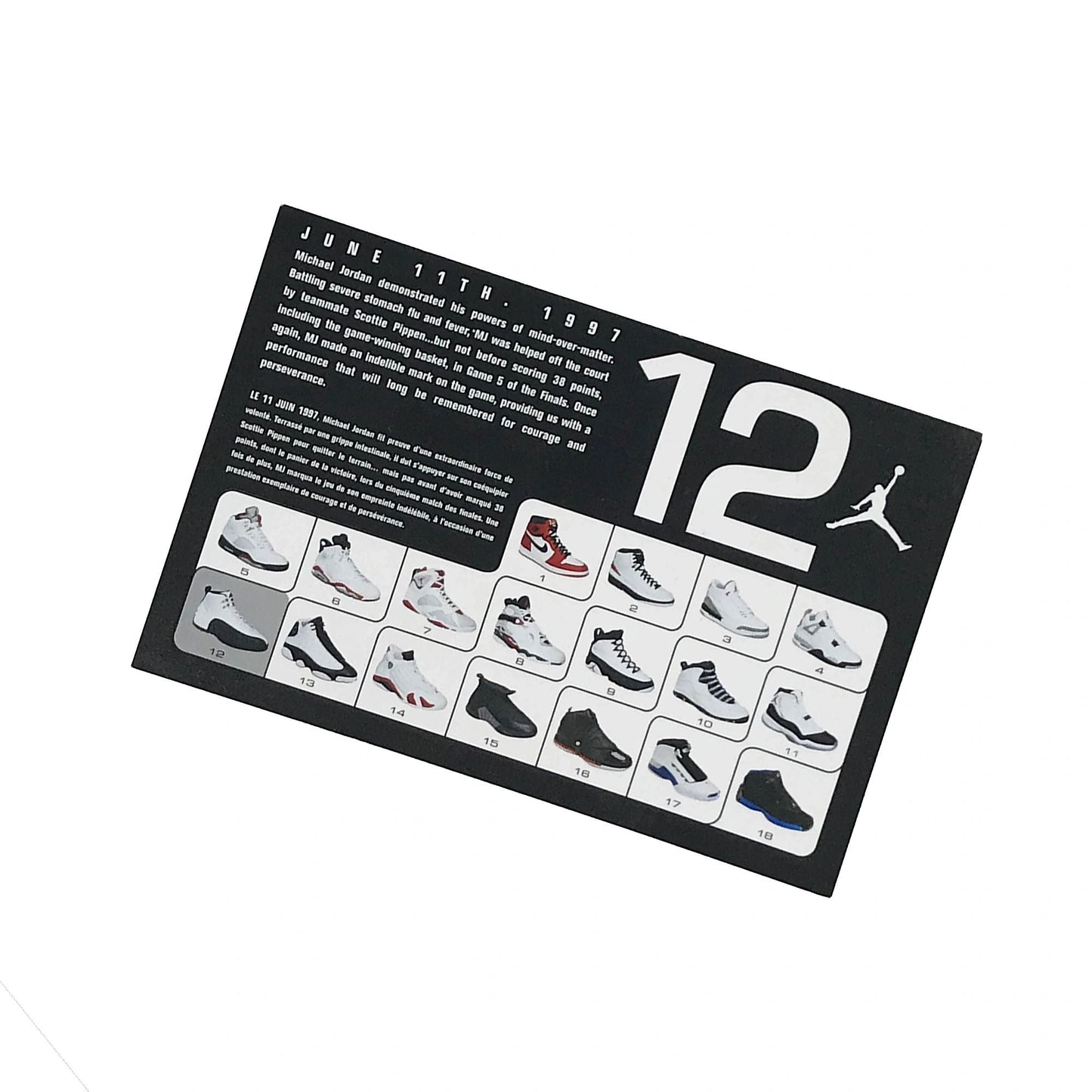 Nike Air Jordan 12 XII Taxi Retro Card