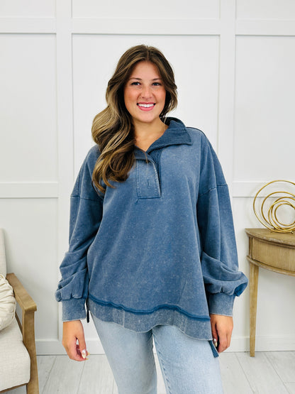 The Relaxed Route Top In Multiple Colors