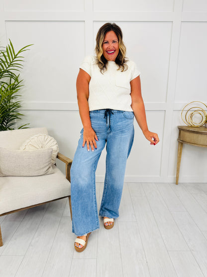 Judy Blue Grab and Go Elastic Waistband Jeans