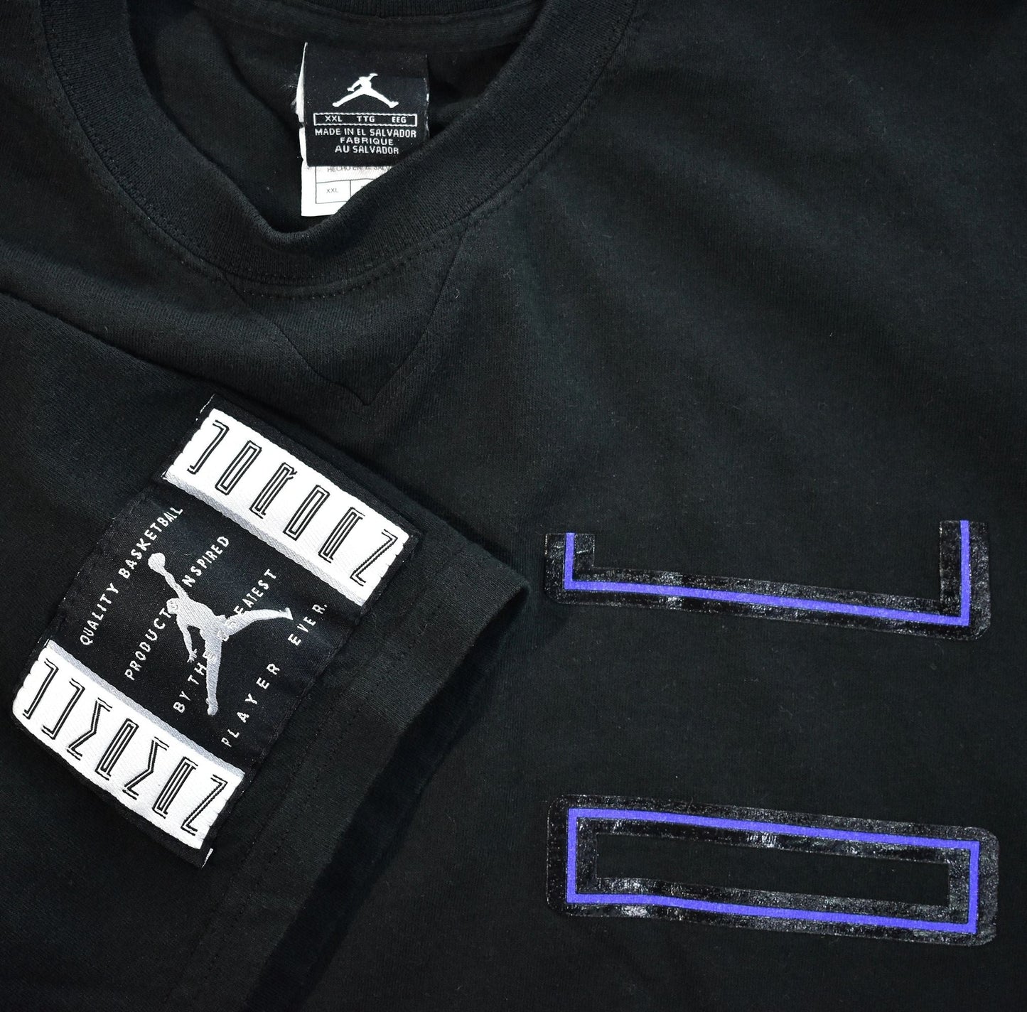Nike Air Jordan 11 XI 2001 Concord Retro Tee Shirt, Size XXL