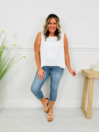 Judy Blue Go Against The Grain Capri Jeans