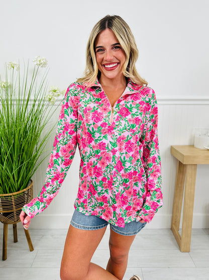 Where Spring Begins Top in Maui Print