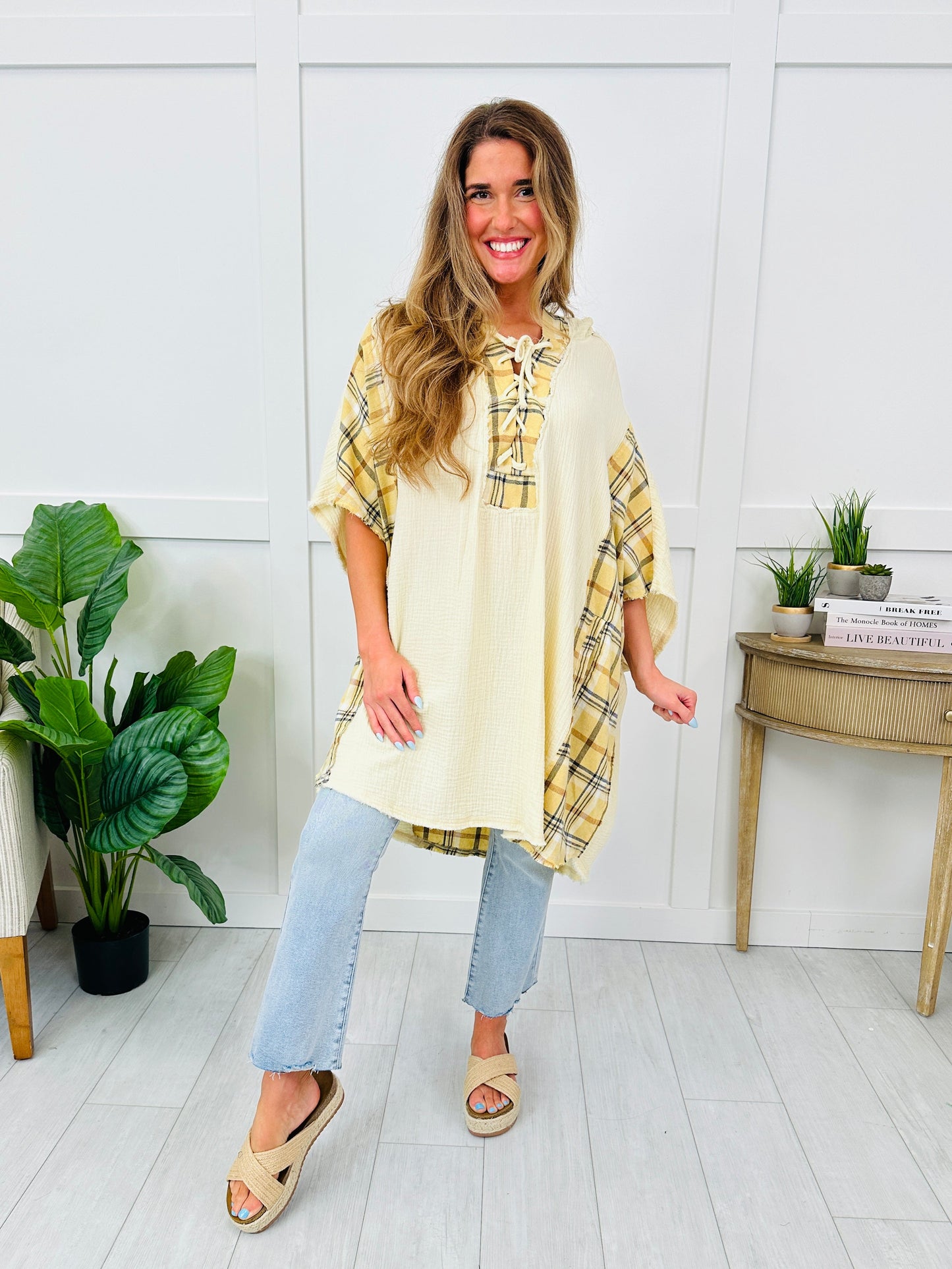 Catch My Chill Tunic in Cream Combo