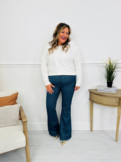 Judy Blue Feeling Glamorous Sparkle Flare Jeans