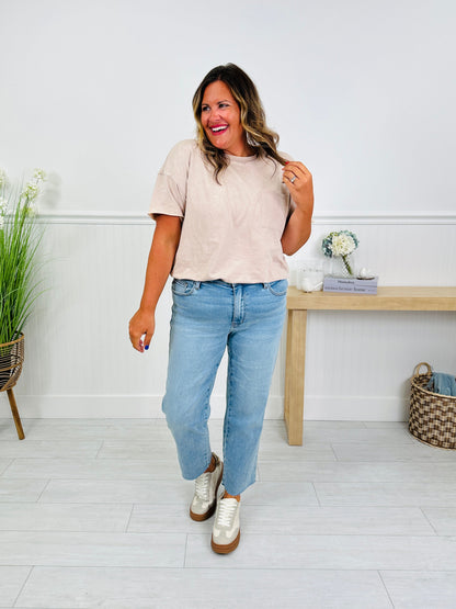 Judy Blue Feel Good Fit Ankle Straight Jeans