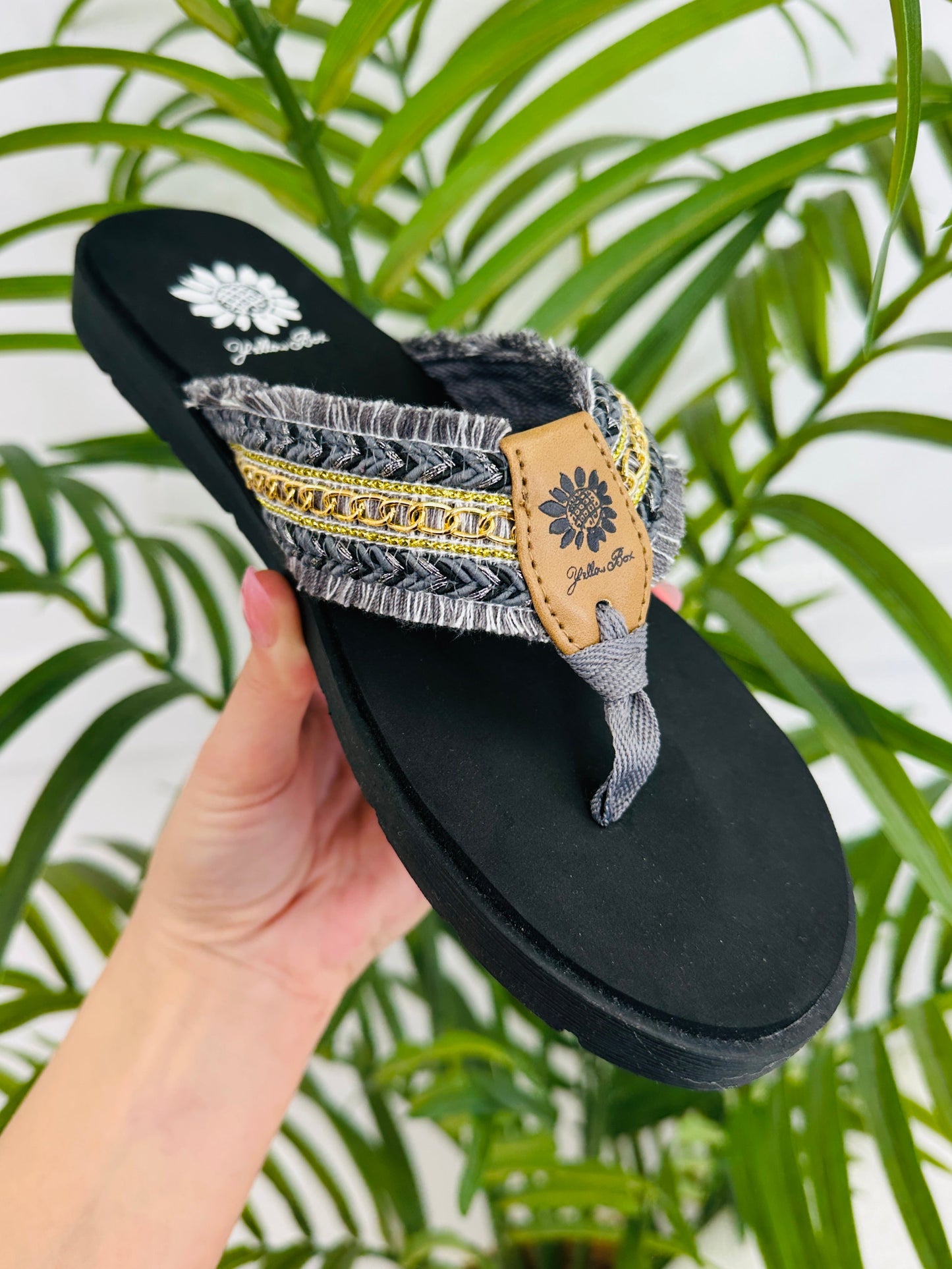 Coastline Couture Flip Flops In Black
