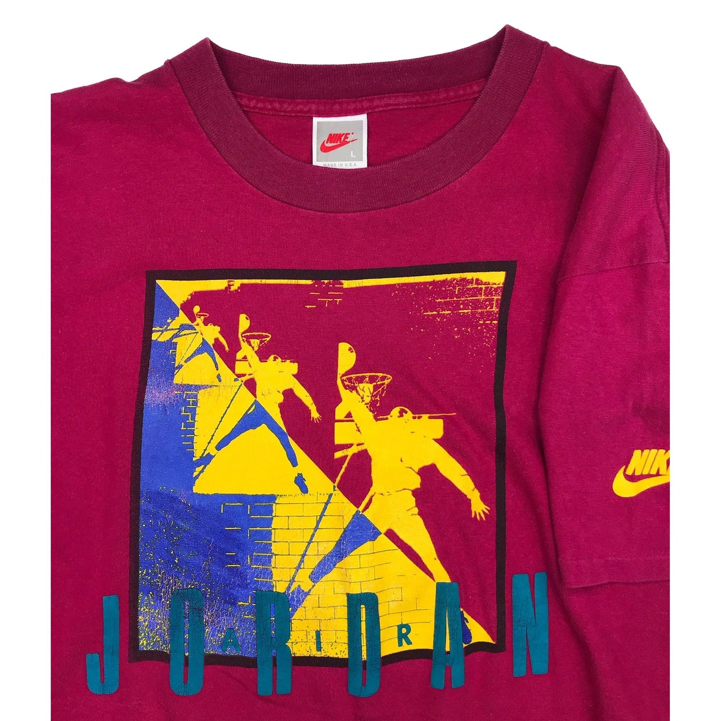 Nike Air Jordan 6 VI 1991 Carmine Gray Tag T-Shirt