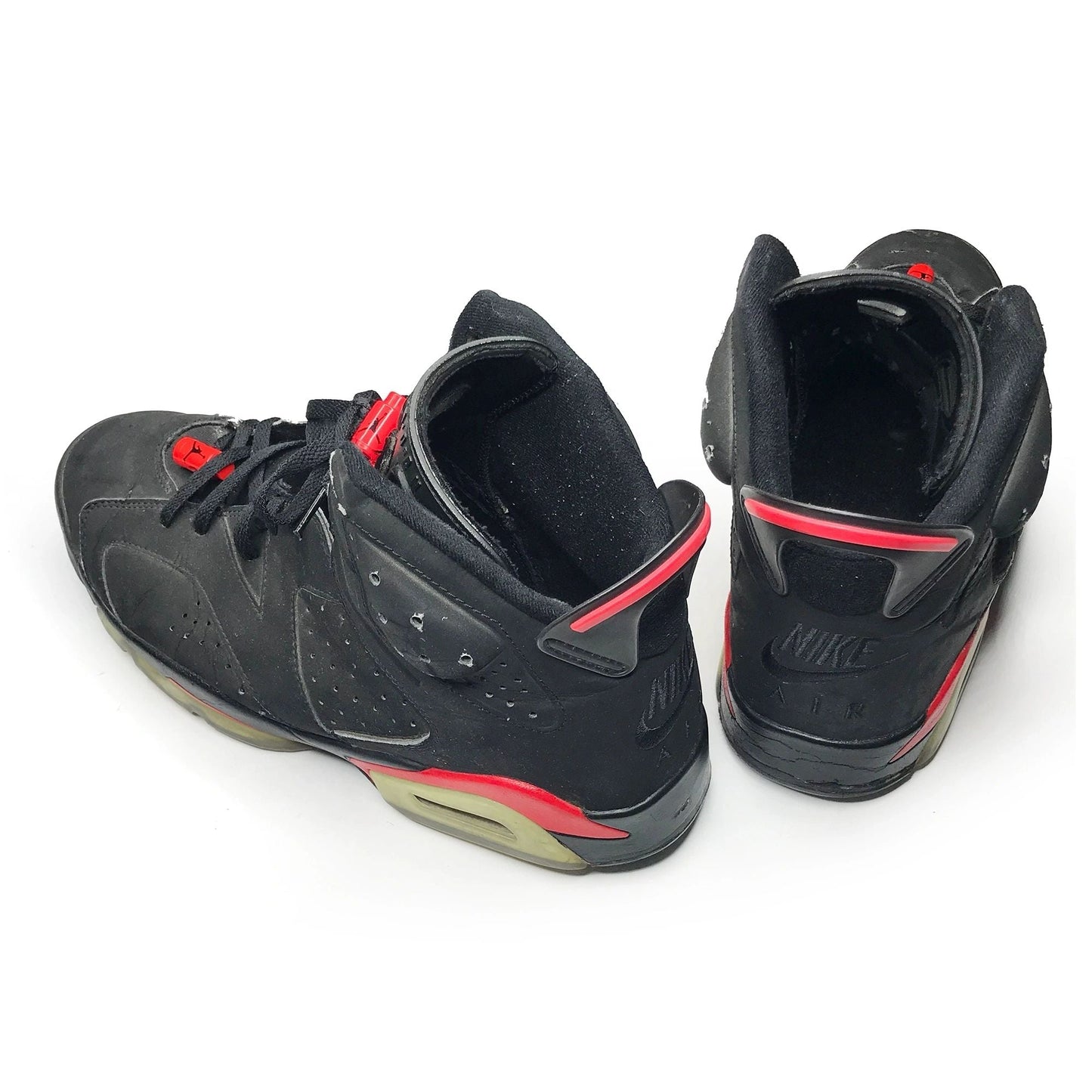 Nike Air Jordan 6 VI Retro 2000 Black Infrared "NIKE AIR"