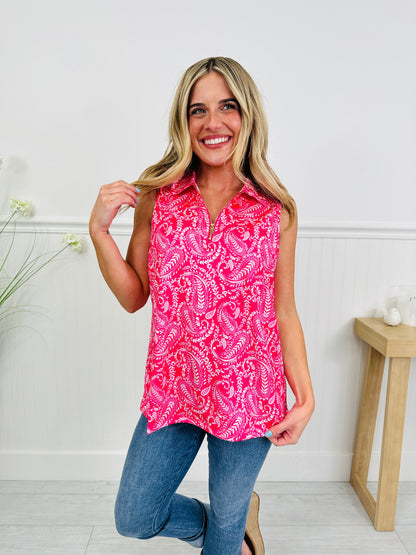 Heatwave Haven Tank Top in Hilton Head Print