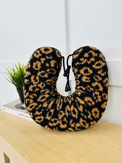 Leopard Travel Neck Pillow in Multiple Colors