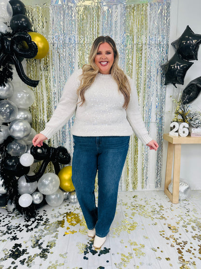 Judy Blue Straight Up Stud Straight Leg Jeans