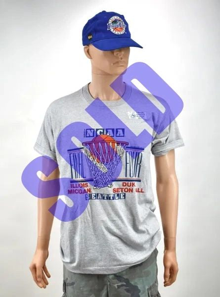 NCAA 1989 Seattle Final Four T-Shirt NEW