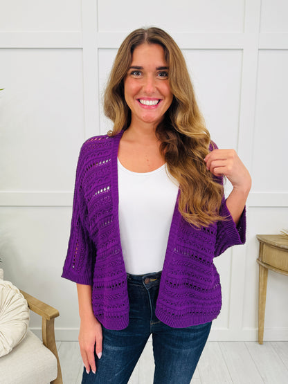 Orchid Bloom Cardigan