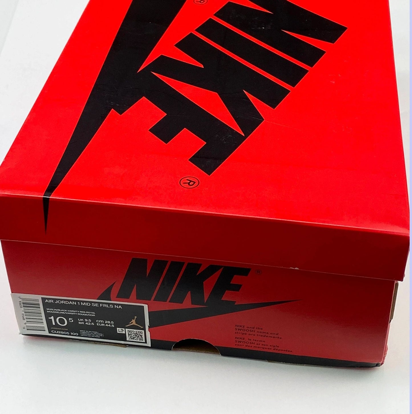 Nike Air Jordan 1 Blue The Great Fearless Size 10 or 10.5 NEW