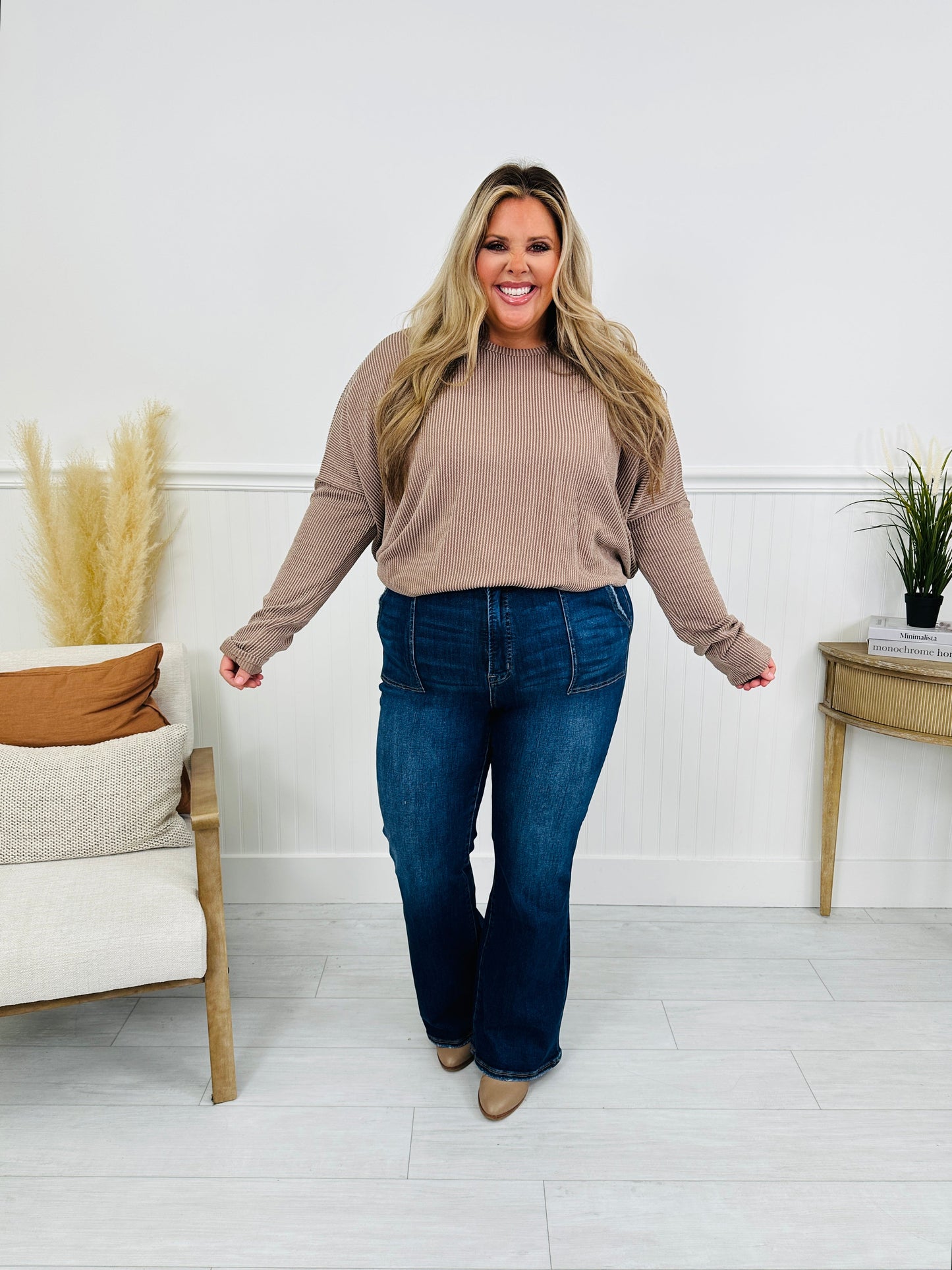Pocket Goals Tummy Control Bootcut Jeans