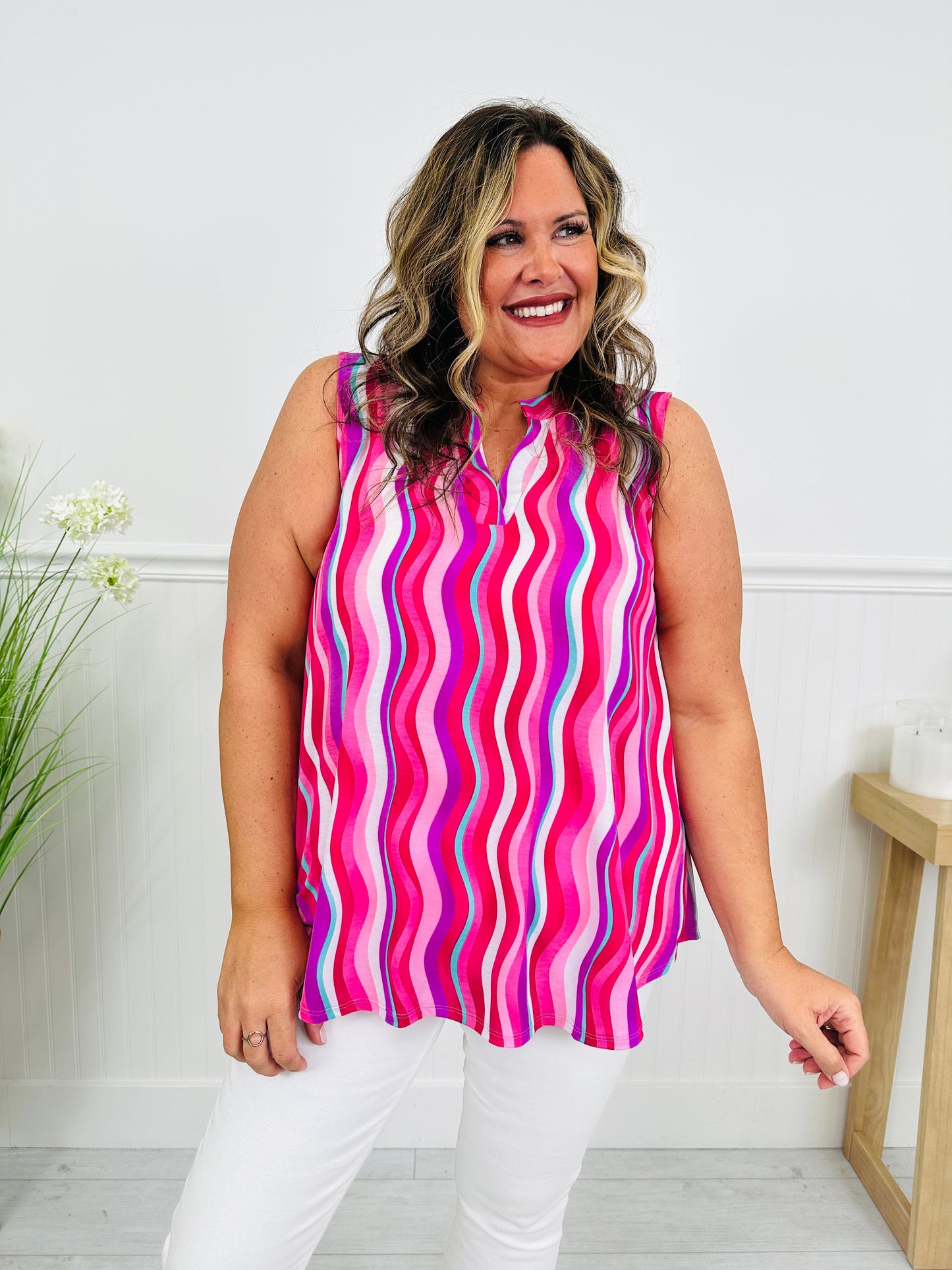 Sunshine Energy Top in San Diego Print