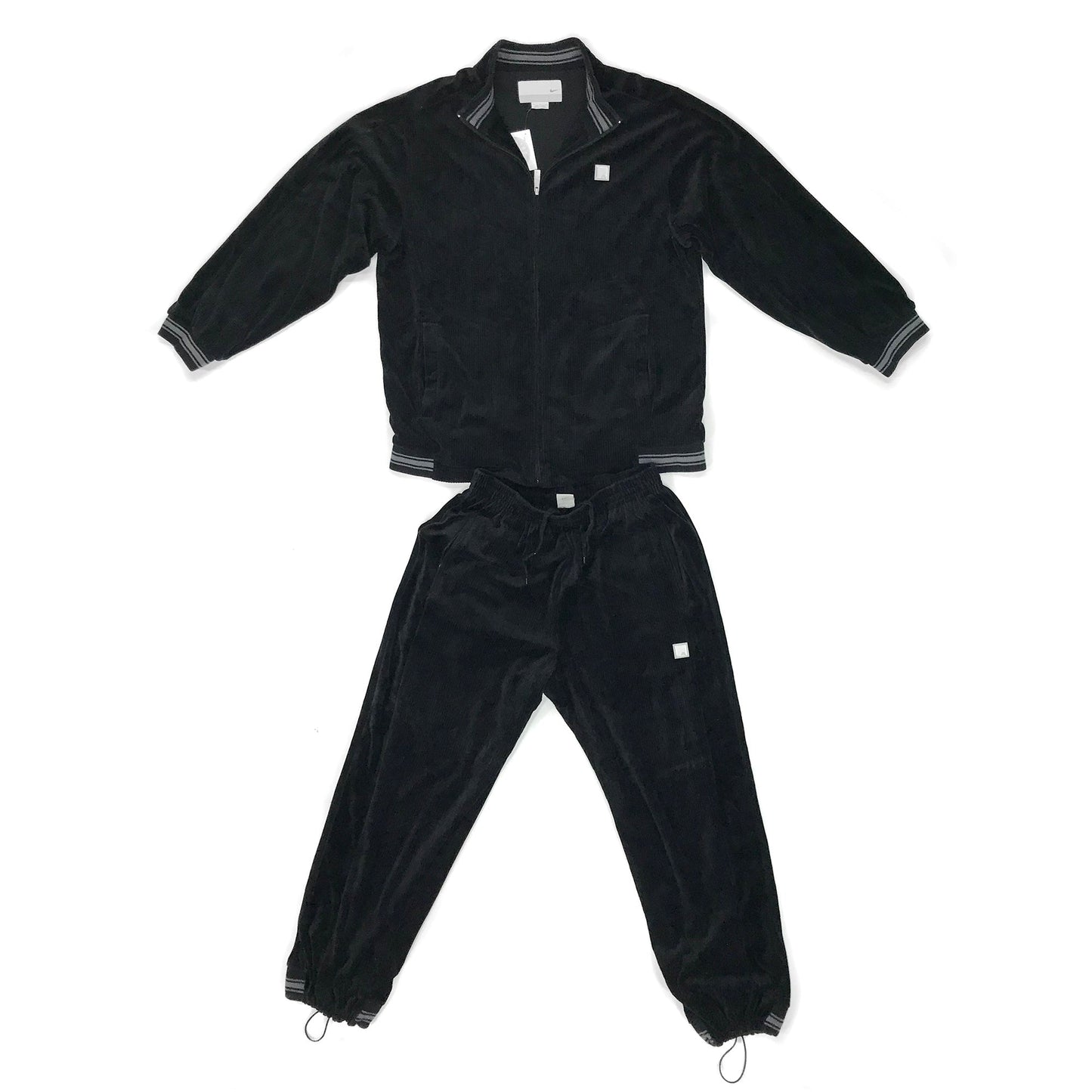 NIKE Air Corduroy Velour Track Suit Jacket & Pants Set Y2K Size Large