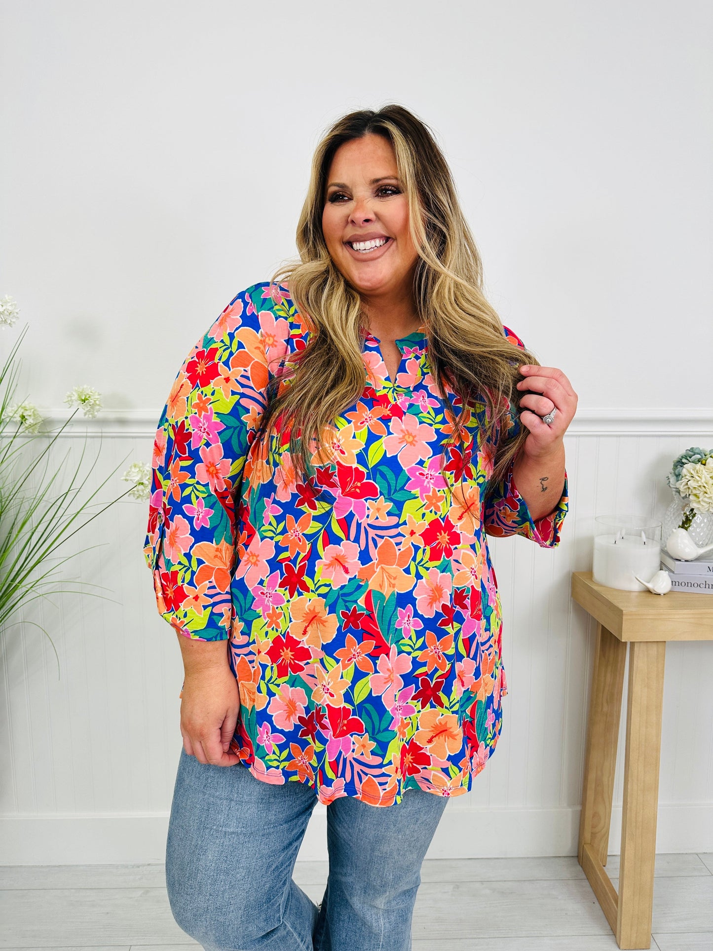 Sweet Like Spring Top in Savannah Print