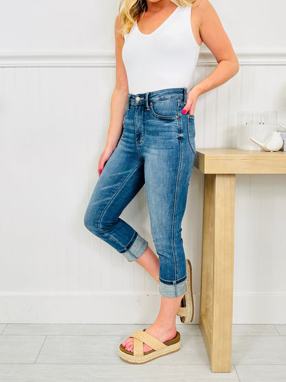 Judy Blue Glow Up Tummy Control and Butt Lifting Capris
