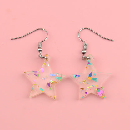 Confetti Stars are Blind Earrings