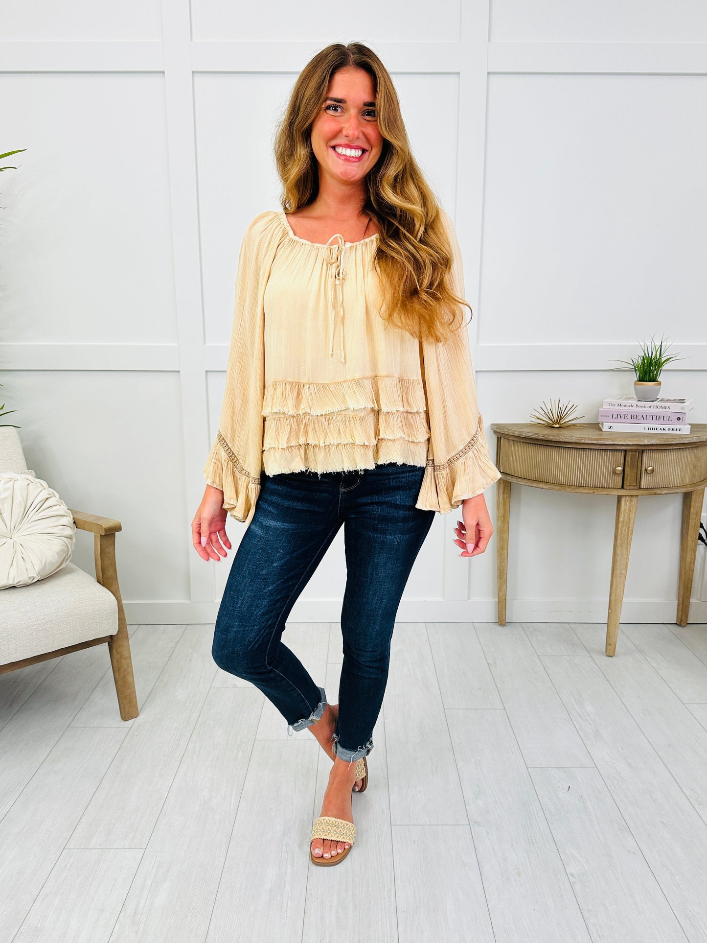 Dreamer's Delight Top In Almond