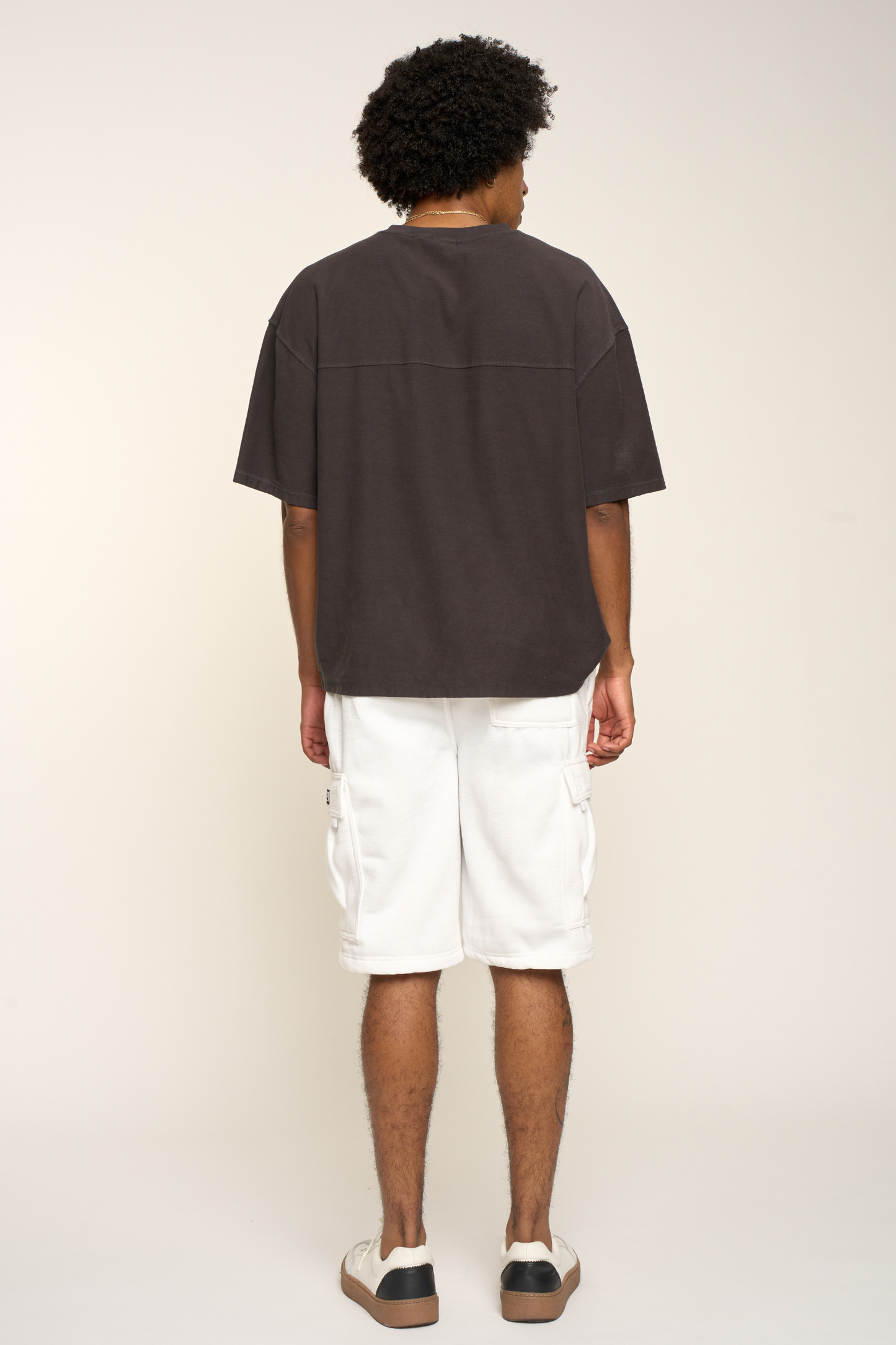 Men's Solid Fleece Heavyweight Cargo Shorts