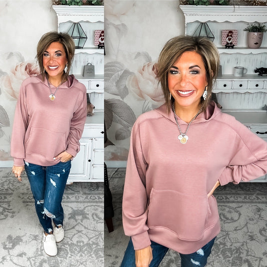 Charmed On The Weekend Hoodie - Mauve