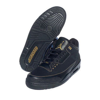 Nike Air Jordan 3 III BHM Black Gold NEW Size 13 Sample