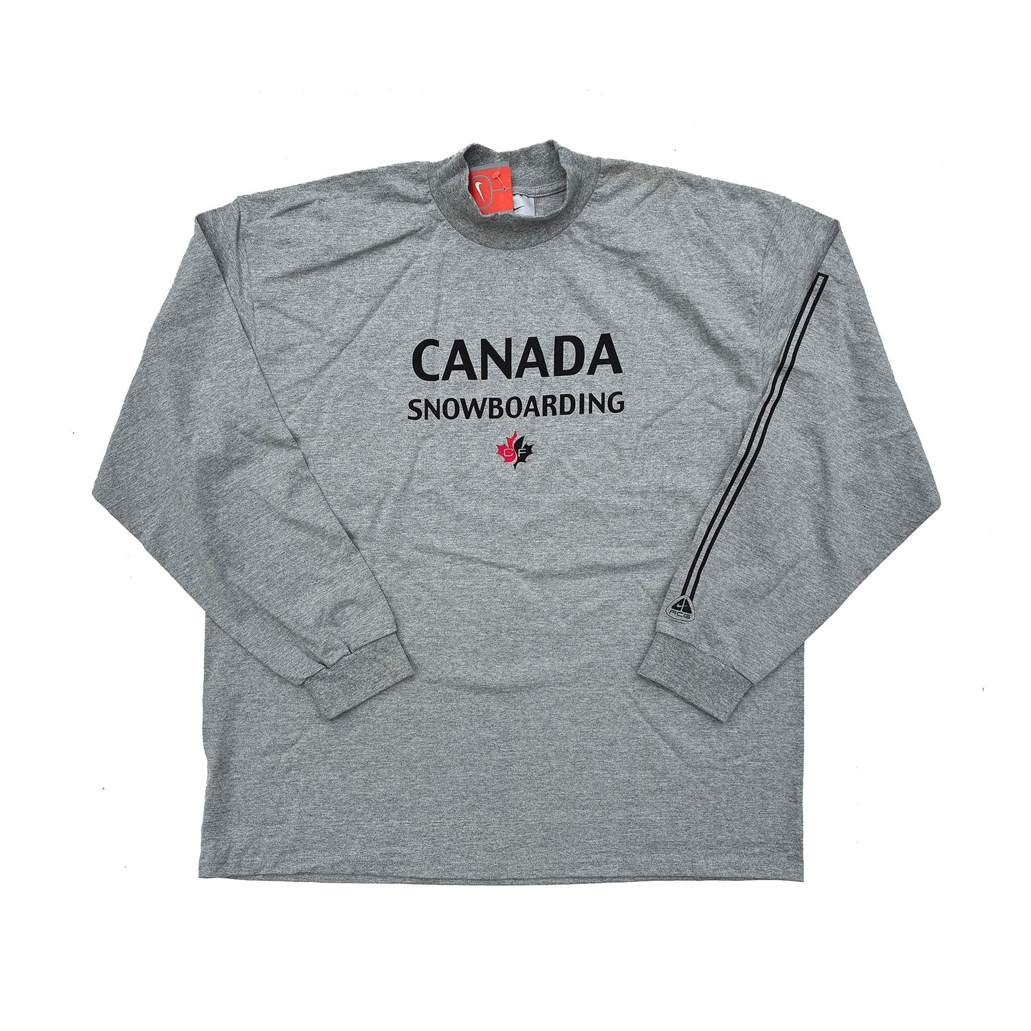 Nike ACG Canada Snowboarding L/S Mock Neck Shirt NEW XL