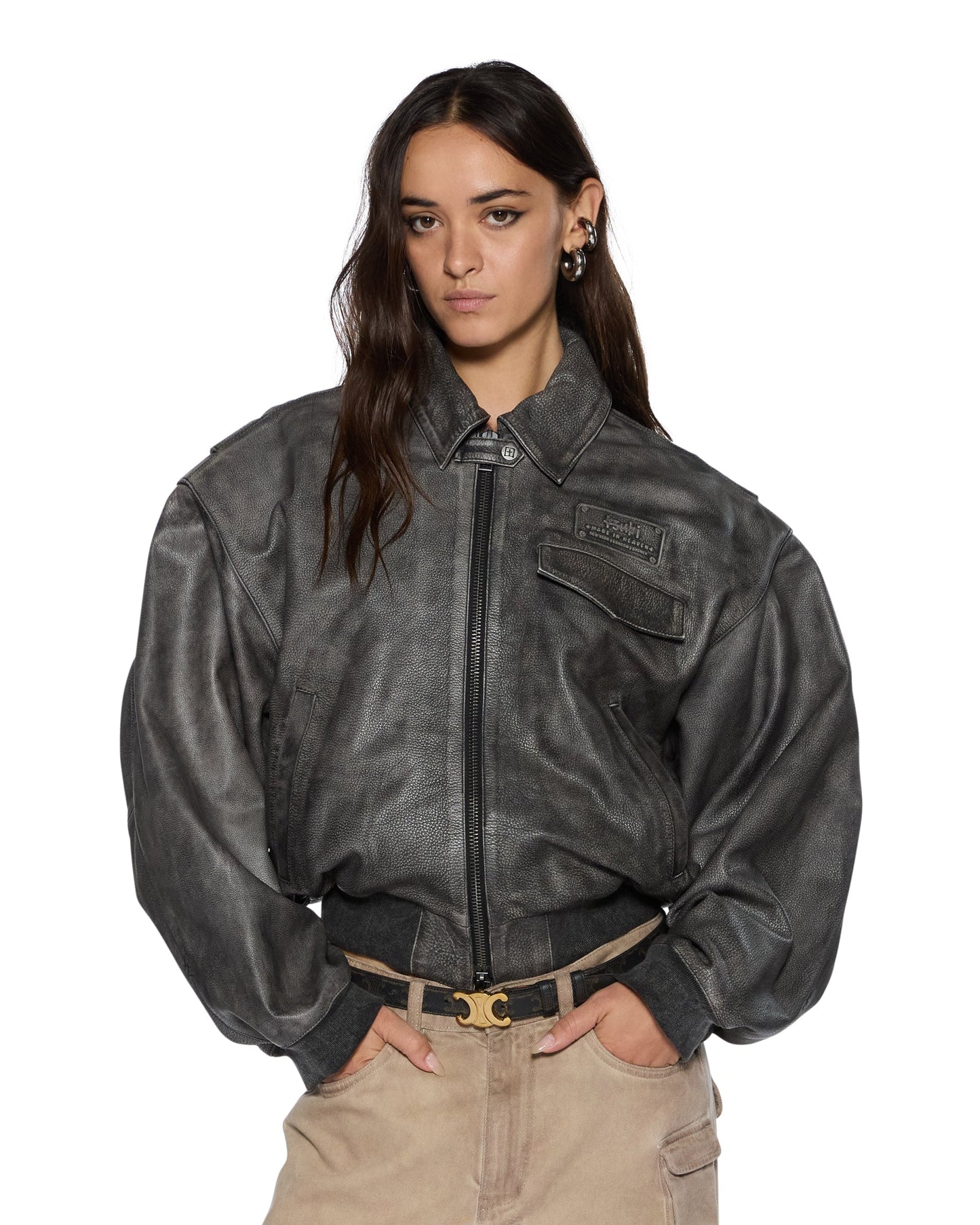 HIGHWAY BOMBER VINTAGE BLACK