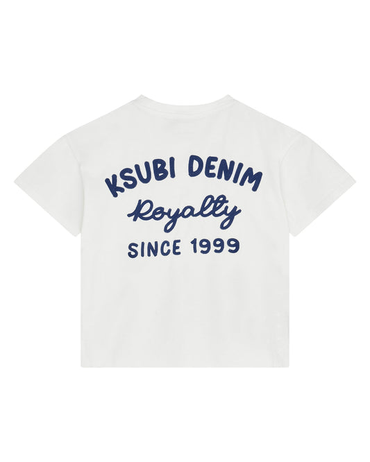 LIL MEKANIK BIGGIE SS TEE WHITE BLUE