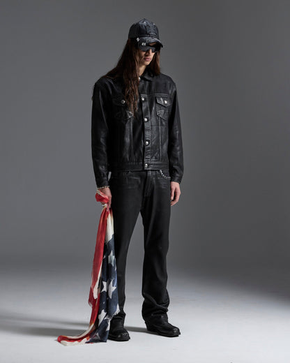 KSUBI X ALICE HOLLYWOOD OH G JACKET BLACK WAX