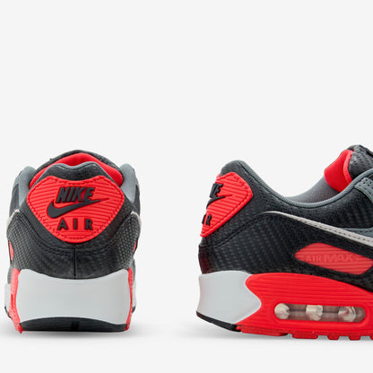 Air Max 90 Premium Black | Cool Grey | Bright Crimson | Photon Dust