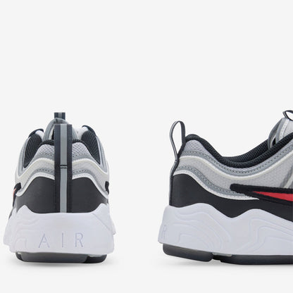 Air Zoom Spiridon Metallic Silver | Sport Red | Black | White
