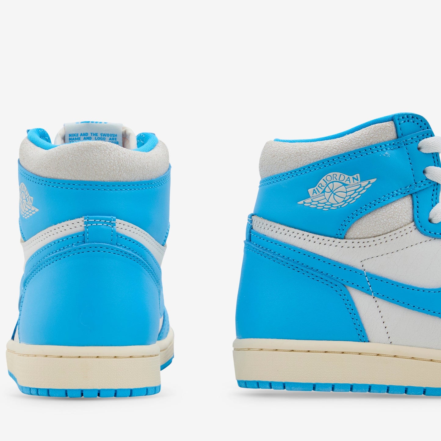 Grade School Air Jordan 1 Retro High OG 'UNC Reimagined' Dark Powder Blue | Dark Powder Blue | Sail
