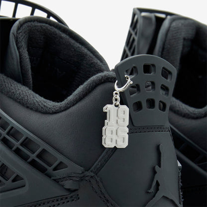 Women's Air Jordan 4 Net Black | Black | Metallic Silver