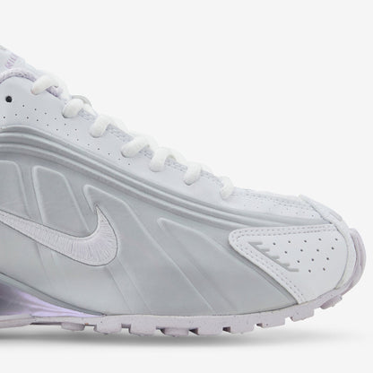 Women's Shox R4 White | Barely Grape | MTLC Platinum