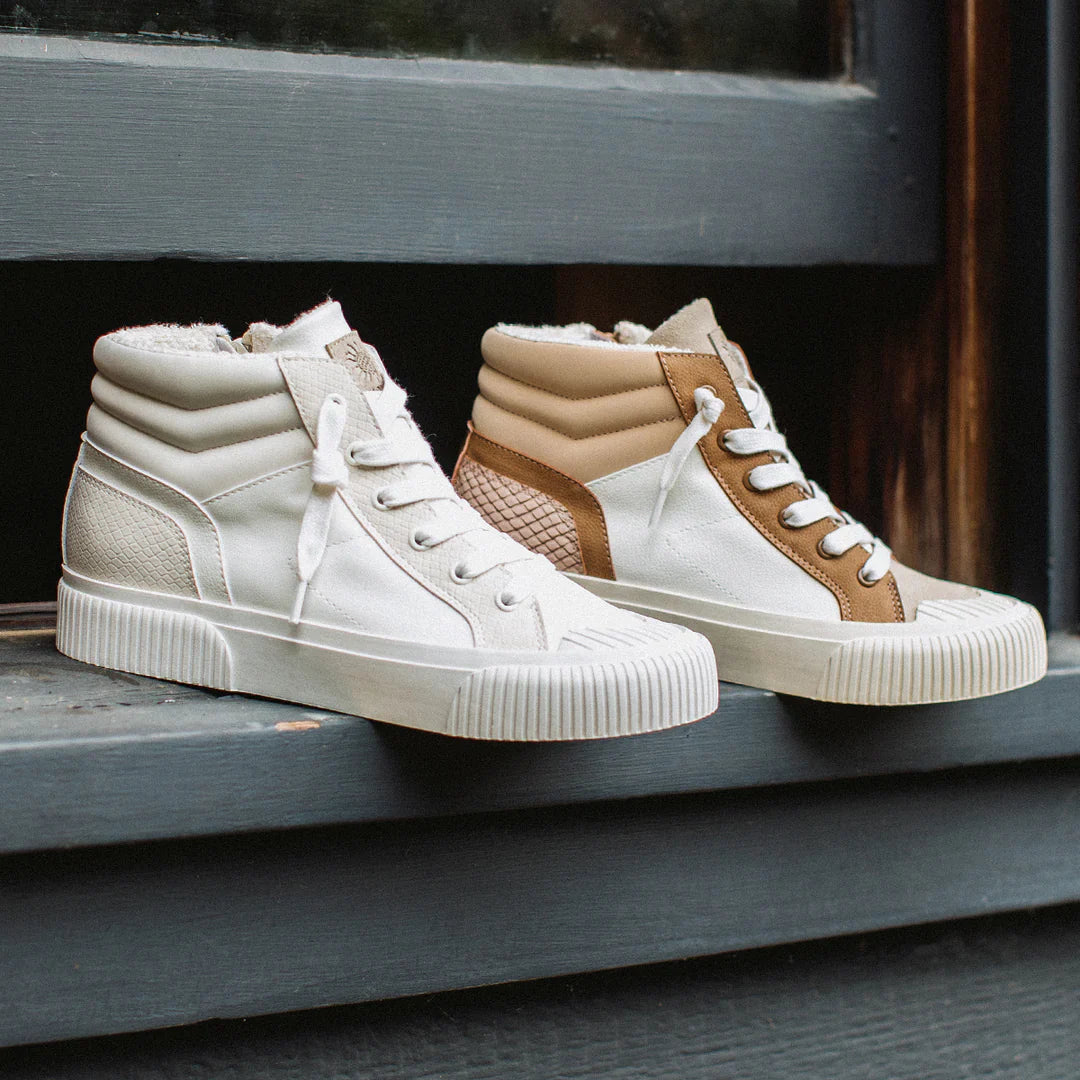Gaston High-Top Sneaker - Ivory