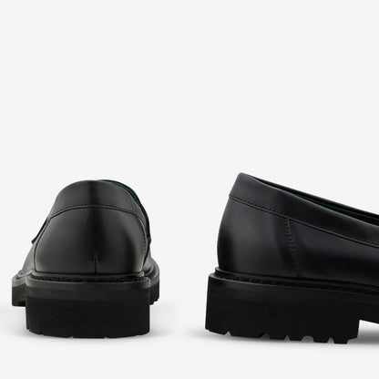 Women's Richee Penny Loafer Black Nappa Leather
