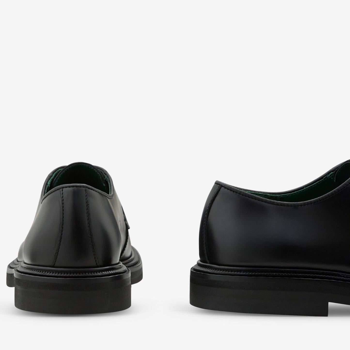 Vinnee Blucher Black Polido Leather