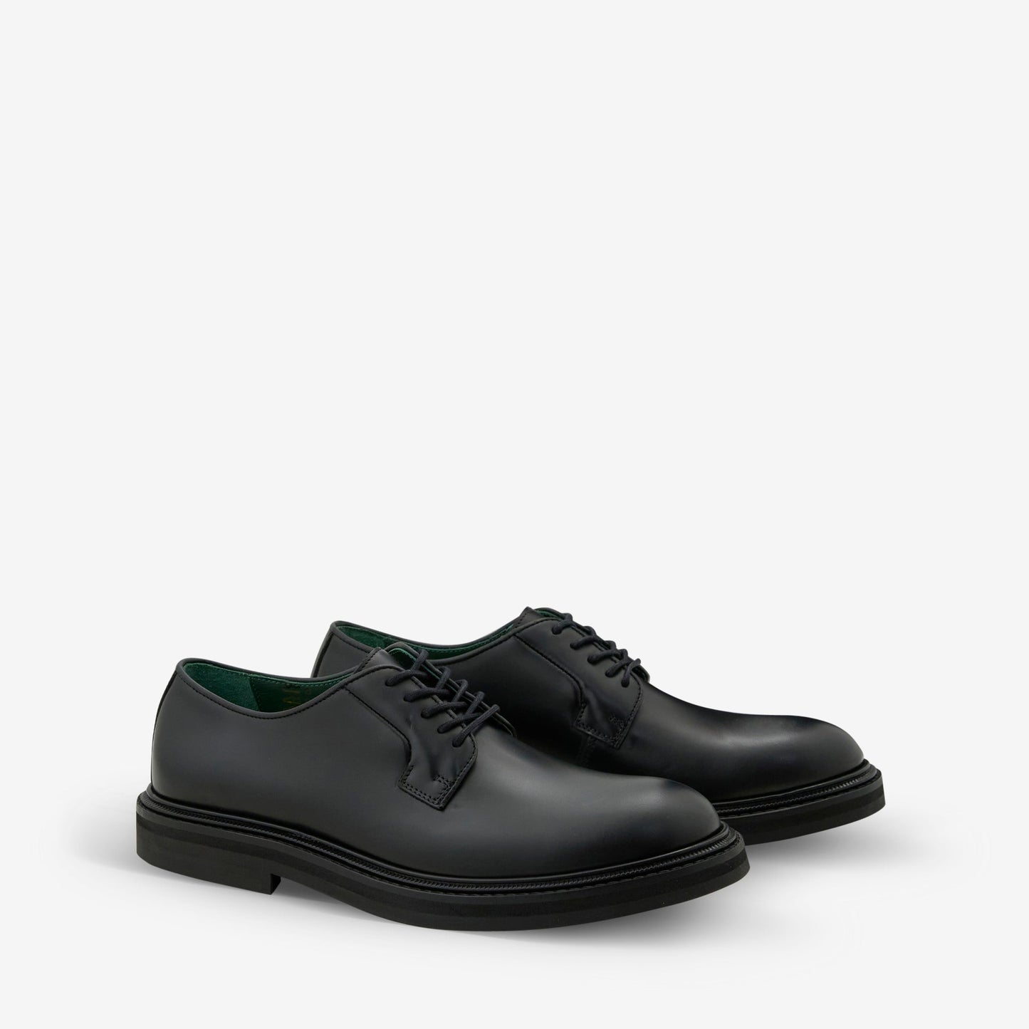 Vinnee Blucher Black Polido Leather