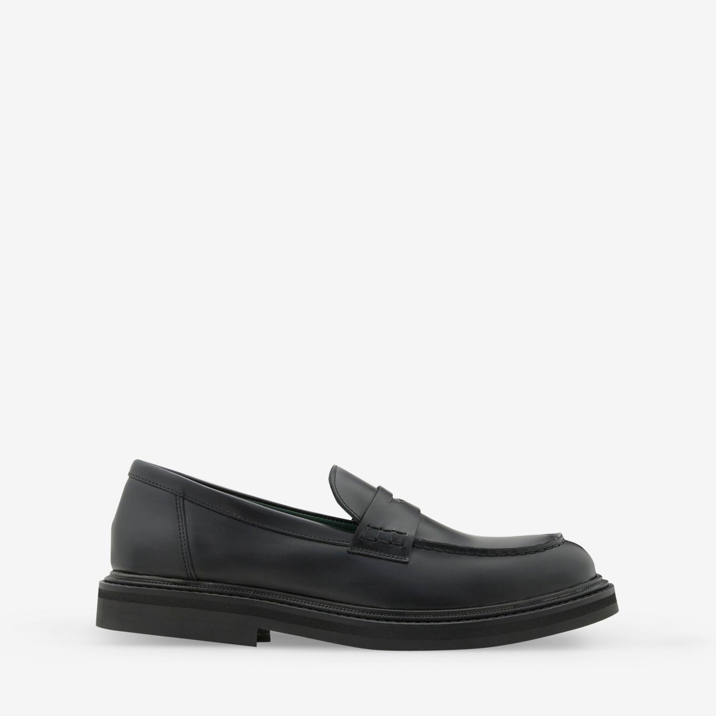 Women's Vinnee Penny Loafer Black Polido Leather