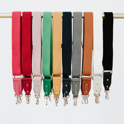Callie Canvas Adjustable Strap - Gray