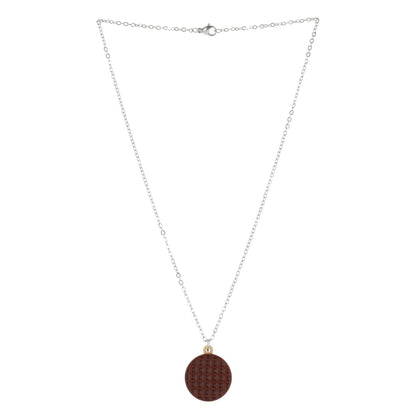Chocolate Digestive Biscuit Necklace
