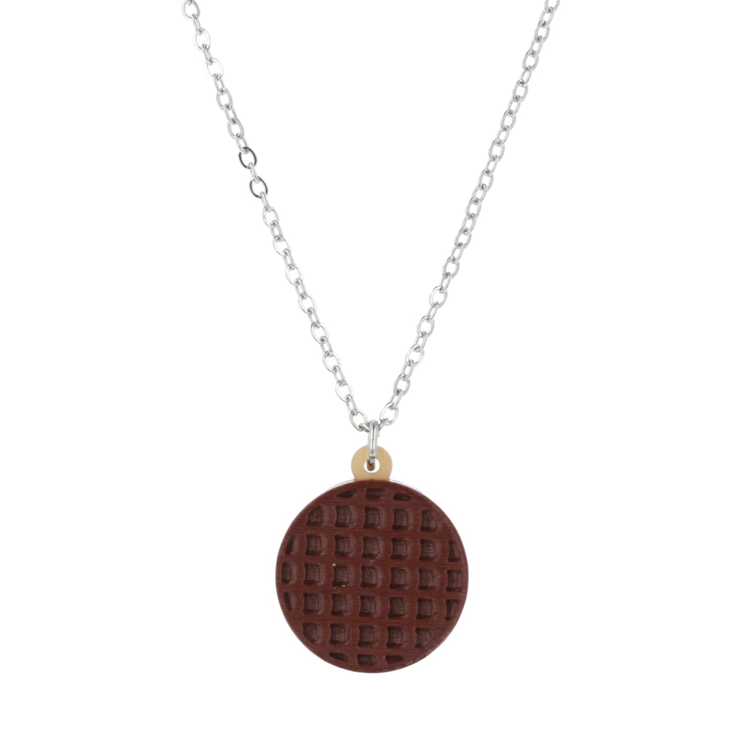 Chocolate Digestive Biscuit Necklace