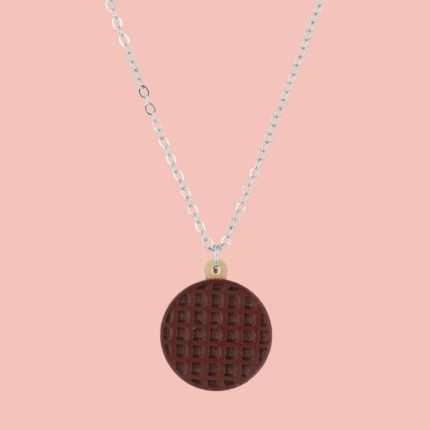 Chocolate Digestive Biscuit Necklace