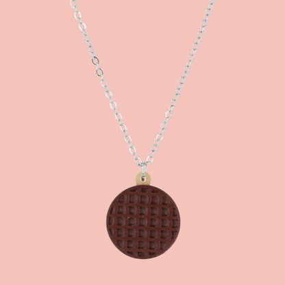 Chocolate Digestive Biscuit Necklace