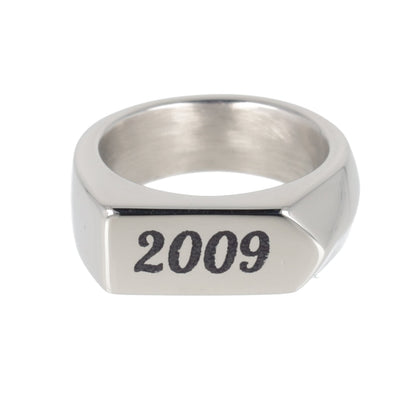 Chunky Customisable Birth Year Ring