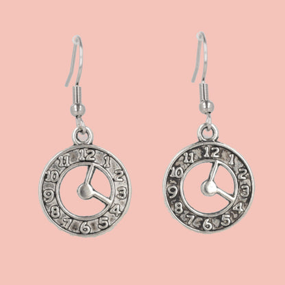 Clock Earrings