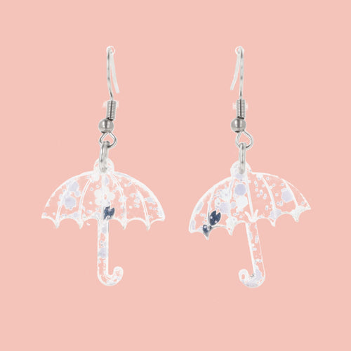Confetti April Shower Earrings - Lilac